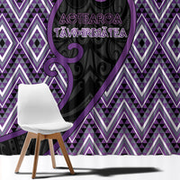 Aotearoa Atua Tawhirimatea Window Curtain God Of Storms Koru Patterns