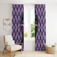Aotearoa Atua Tawhirimatea Window Curtain God Of Storms Koru Patterns