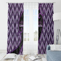 Aotearoa Atua Tawhirimatea Window Curtain God Of Storms Koru Patterns