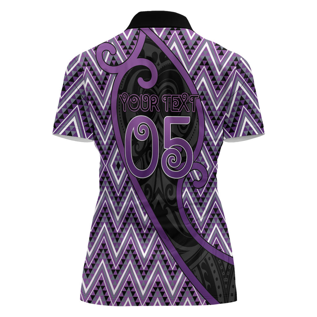 Custom Aotearoa Atua Tawhirimatea Women Polo Shirt God Of Storms Koru Patterns