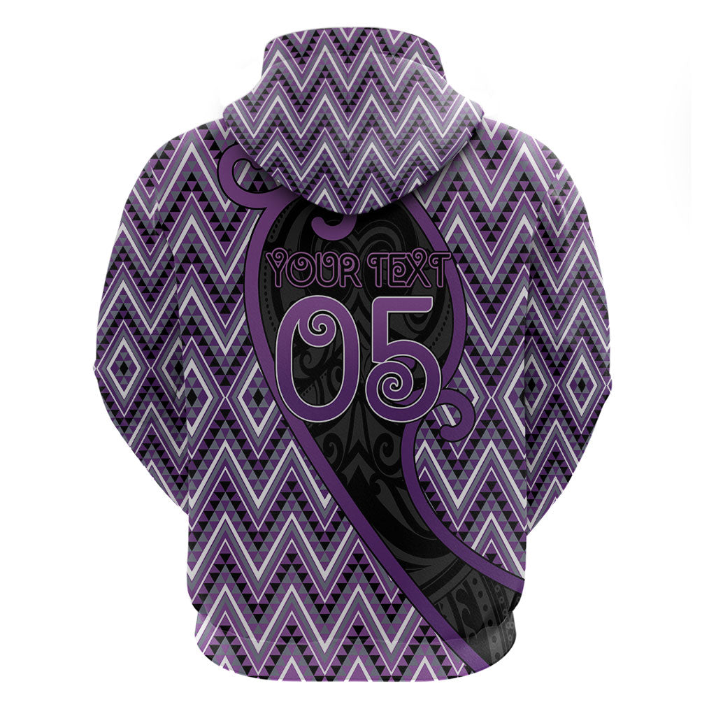 Custom Aotearoa Atua Tawhirimatea Zip Hoodie God Of Storms Koru Patterns
