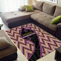 Aotearoa Atua Rongomatane Area Rug God Of Cultivated Foods Koru Patterns