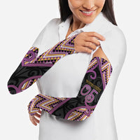 Custom Aotearoa Atua Rongomatane Arm Sleeves God Of Cultivated Foods Koru Patterns