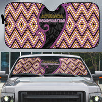 Aotearoa Atua Rongomatane Auto Sun Shade God Of Cultivated Foods Koru Patterns