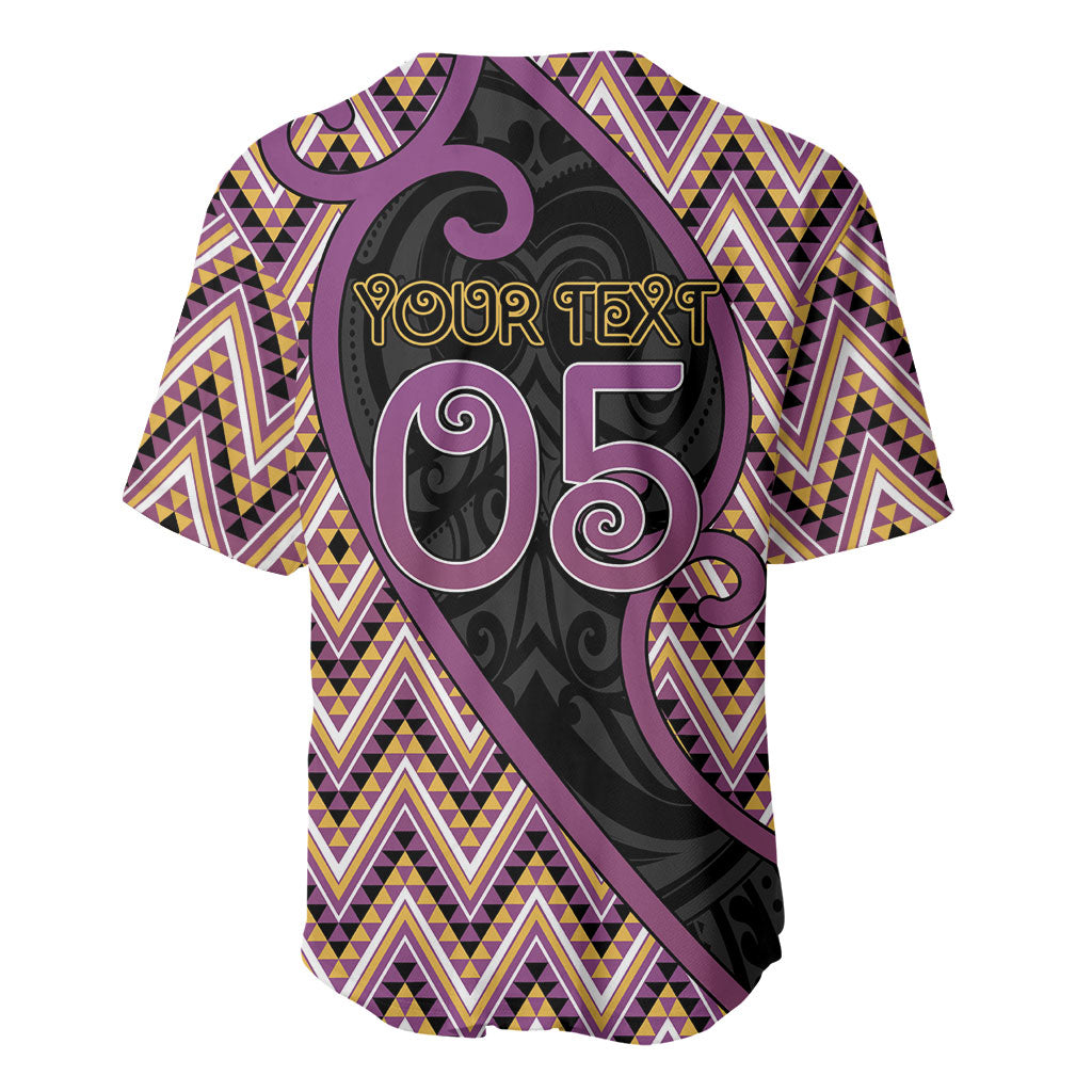 Custom Aotearoa Atua Rongomatane Baseball Jersey God Of Cultivated Foods Koru Patterns