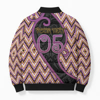 Custom Aotearoa Atua Rongomatane Bomber Puffer Jacket God Of Cultivated Foods Koru Patterns