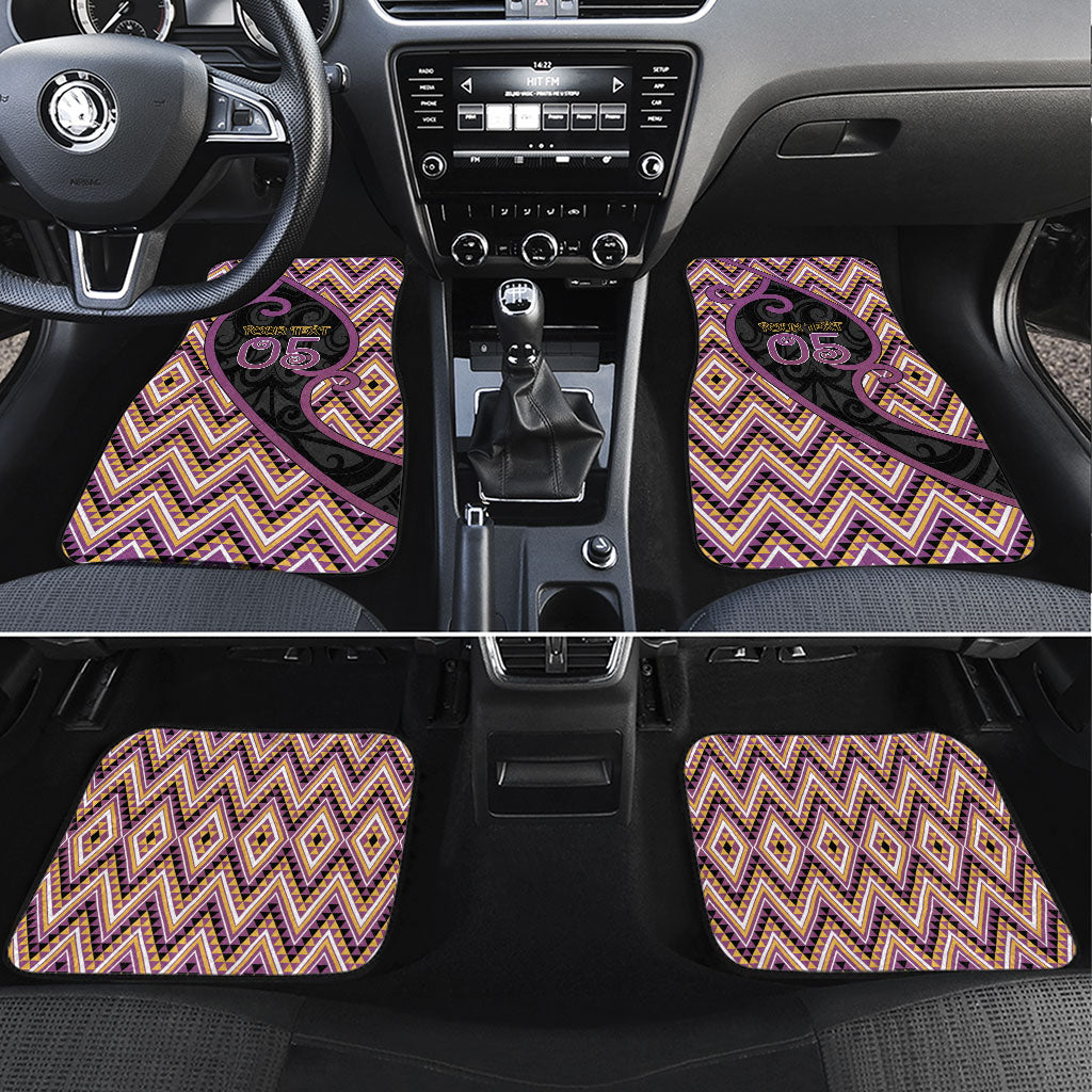 Custom Aotearoa Atua Rongomatane Car Mats God Of Cultivated Foods Koru Patterns