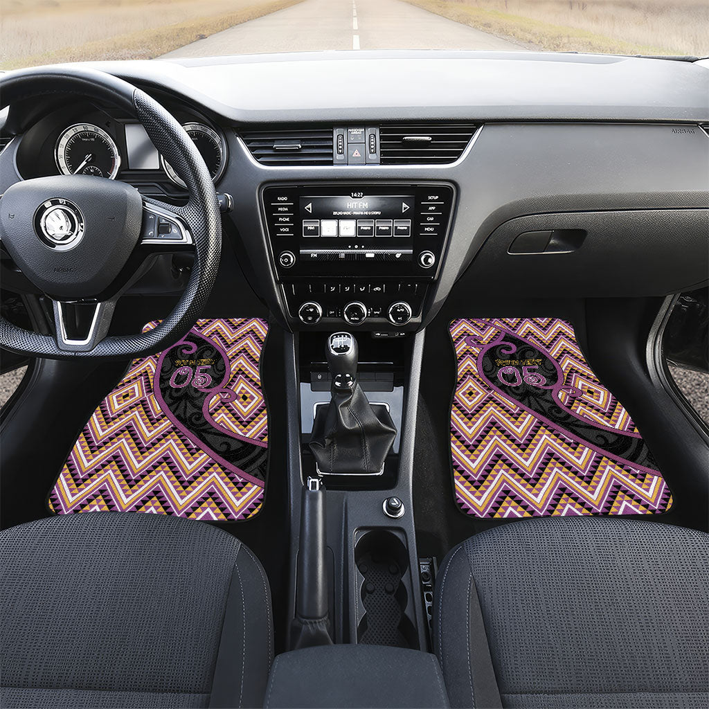 Custom Aotearoa Atua Rongomatane Car Mats God Of Cultivated Foods Koru Patterns