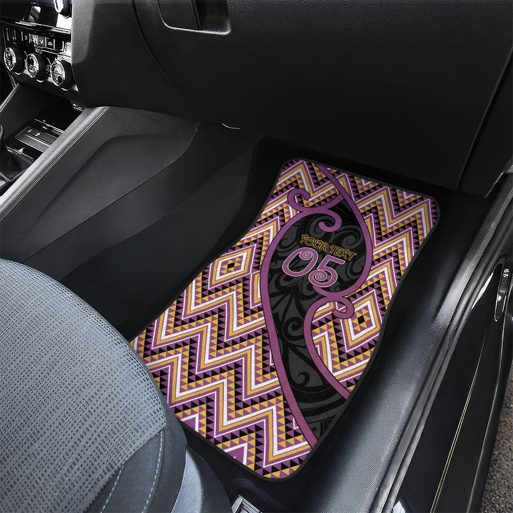Custom Aotearoa Atua Rongomatane Car Mats God Of Cultivated Foods Koru Patterns