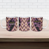 Custom Aotearoa Atua Rongomatane Ceramic Mug God Of Cultivated Foods Koru Patterns
