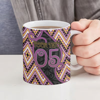 Custom Aotearoa Atua Rongomatane Ceramic Mug God Of Cultivated Foods Koru Patterns