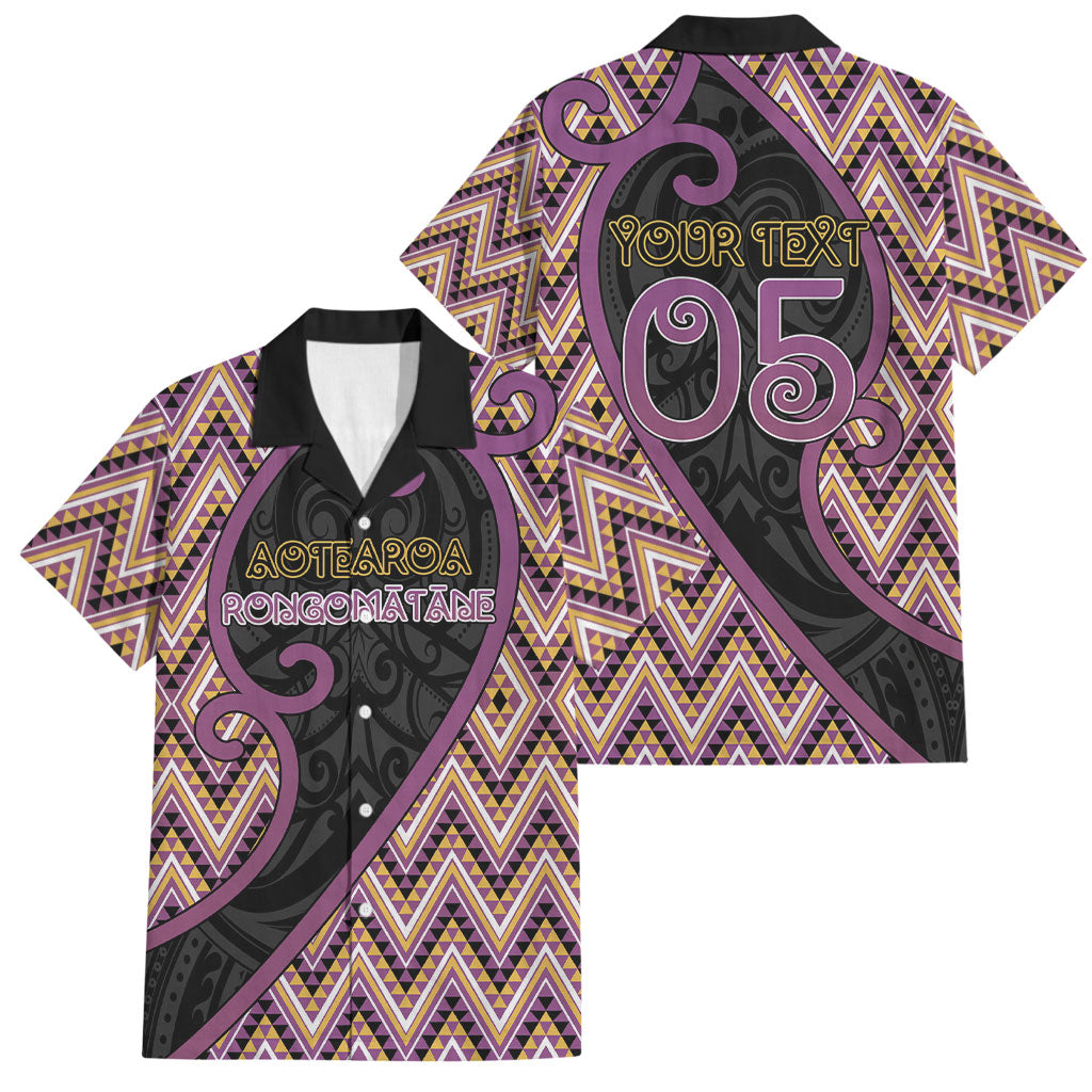 Custom Aotearoa Atua Rongomatane Family Matching Long Sleeve Bodycon Dress and Hawaiian Shirt God Of Cultivated Foods Koru Patterns