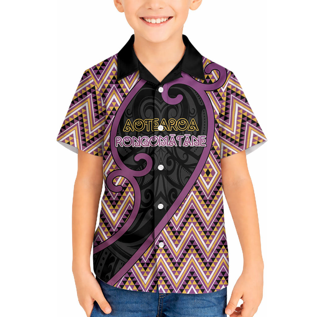 Custom Aotearoa Atua Rongomatane Hawaiian Shirt God Of Cultivated Foods Koru Patterns
