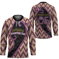 Custom Aotearoa Atua Rongomatane Hockey Jersey God Of Cultivated Foods Koru Patterns