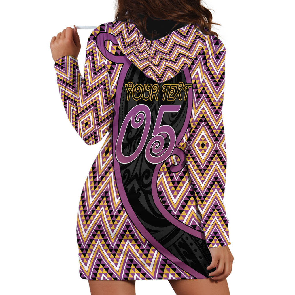 Custom Aotearoa Atua Rongomatane Hoodie Dress God Of Cultivated Foods Koru Patterns
