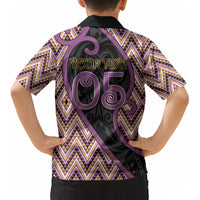Custom Aotearoa Atua Rongomatane Kid Hawaiian Shirt God Of Cultivated Foods Koru Patterns