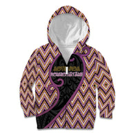Custom Aotearoa Atua Rongomatane Kid Hoodie God Of Cultivated Foods Koru Patterns