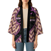 Custom Aotearoa Atua Rongomatane Kimono God Of Cultivated Foods Koru Patterns