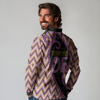 Custom Aotearoa Atua Rongomatane Long Sleeve Polo Shirt God Of Cultivated Foods Koru Patterns
