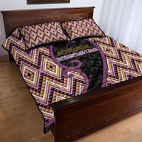 Aotearoa Atua Rongomatane Quilt Bed Set God Of Cultivated Foods Koru Patterns