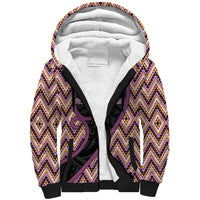 Custom Aotearoa Atua Rongomatane Sherpa Hoodie God Of Cultivated Foods Koru Patterns