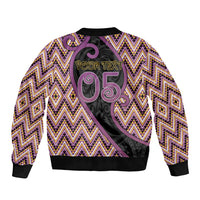 Custom Aotearoa Atua Rongomatane Sleeve Zip Bomber Jacket God Of Cultivated Foods Koru Patterns