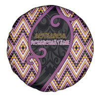 Aotearoa Atua Rongomatane Spare Tire Cover God Of Cultivated Foods Koru Patterns