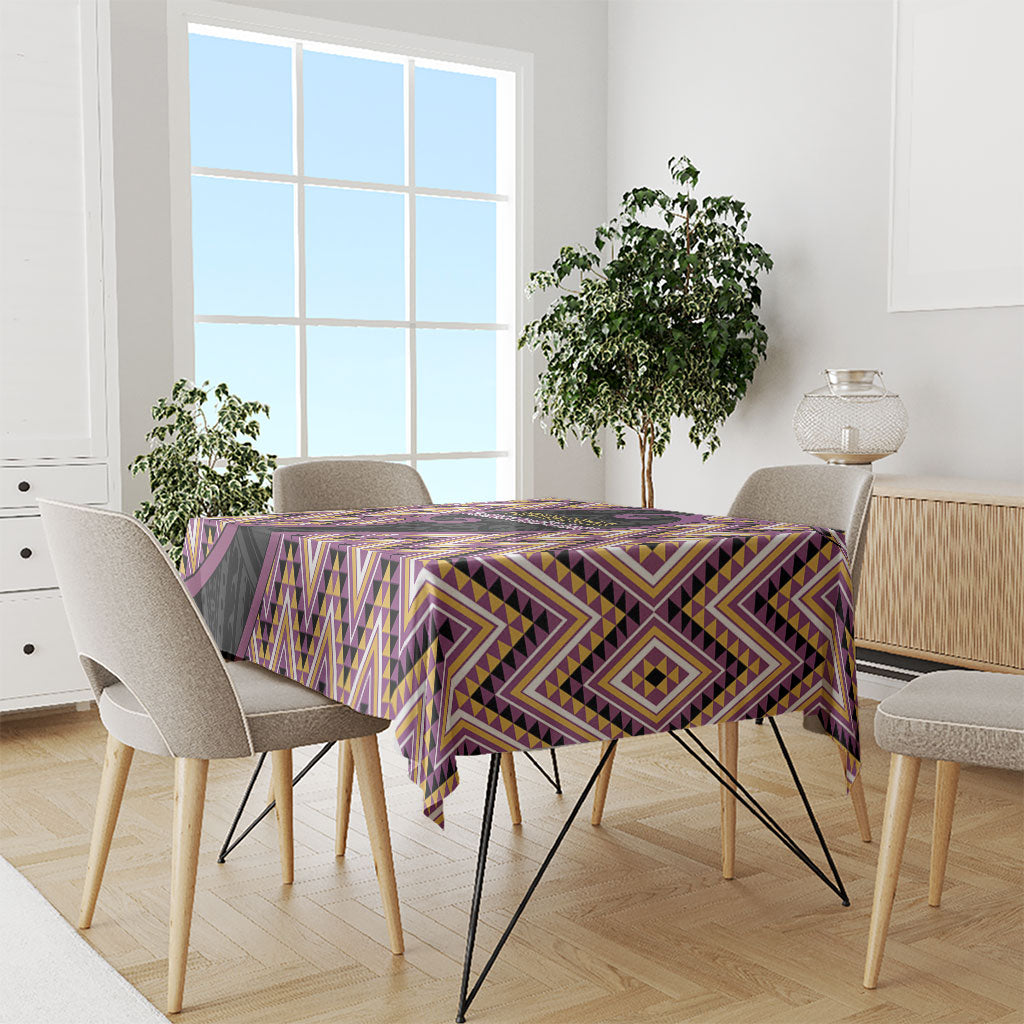 Aotearoa Atua Rongomatane Tablecloth God Of Cultivated Foods Koru Patterns