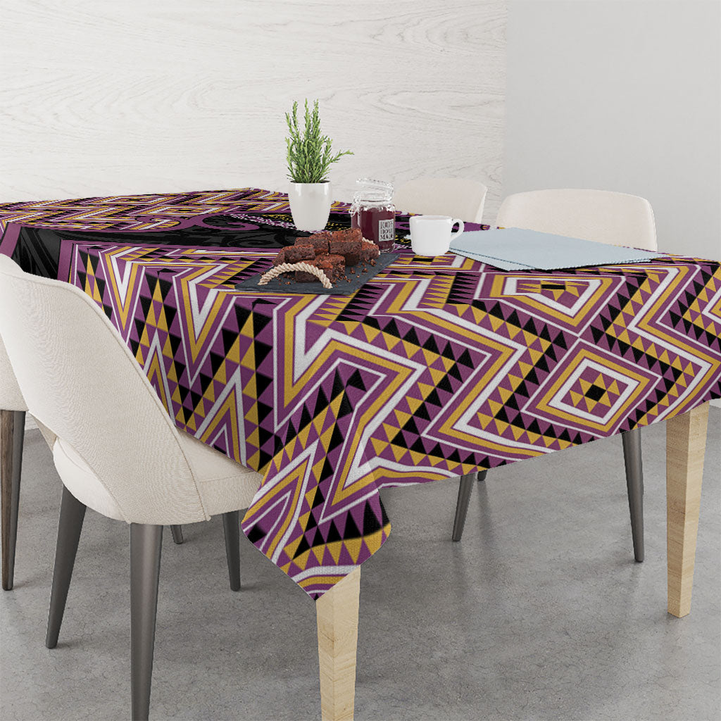 Aotearoa Atua Rongomatane Tablecloth God Of Cultivated Foods Koru Patterns