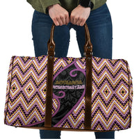Aotearoa Atua Rongomatane Travel Bag God Of Cultivated Foods Koru Patterns