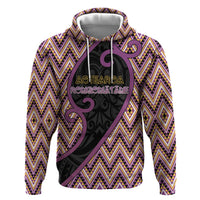 Custom Aotearoa Atua Rongomatane Zip Hoodie God Of Cultivated Foods Koru Patterns