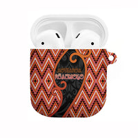 Aotearoa Atua Ruaumoko AirPods Case God Of Volcanoes Koru Patterns