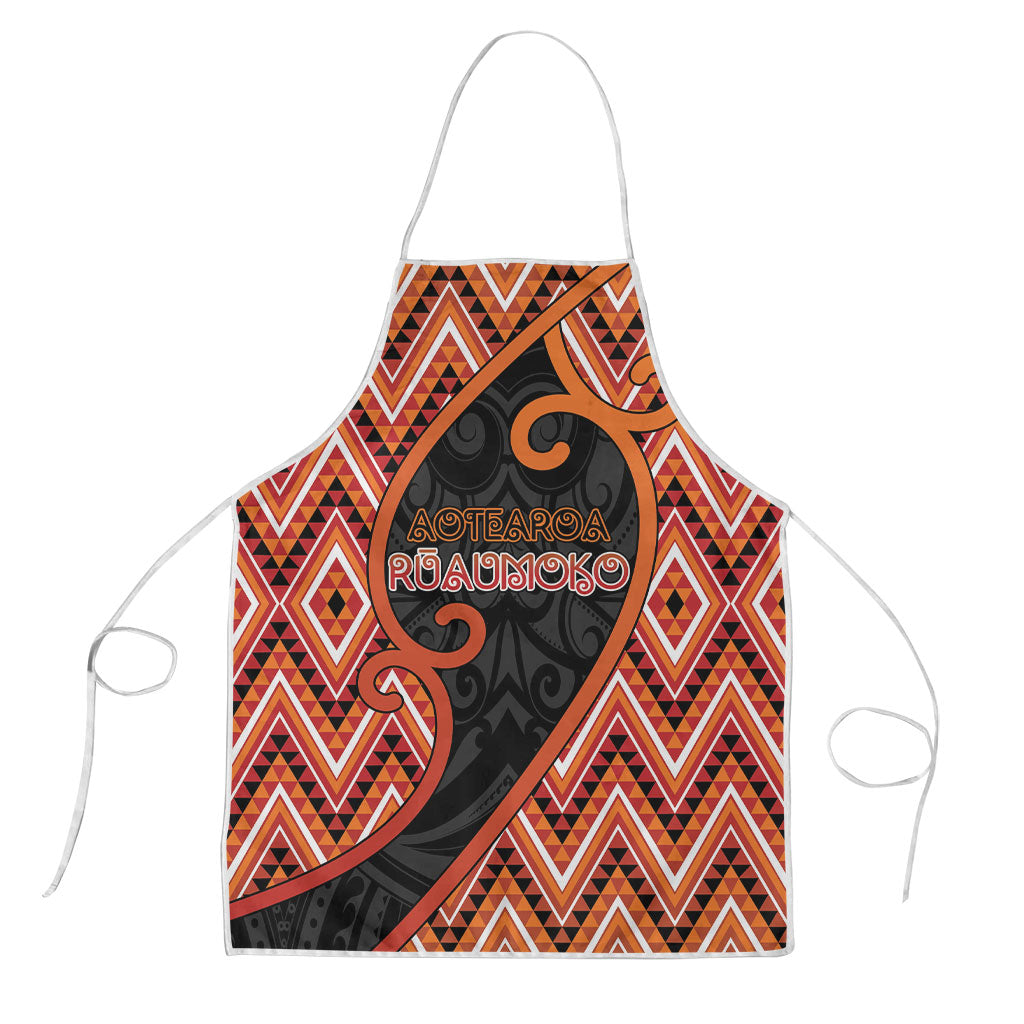 Aotearoa Atua Ruaumoko Apron God Of Volcanoes Koru Patterns