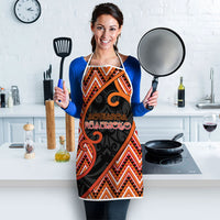 Aotearoa Atua Ruaumoko Apron God Of Volcanoes Koru Patterns