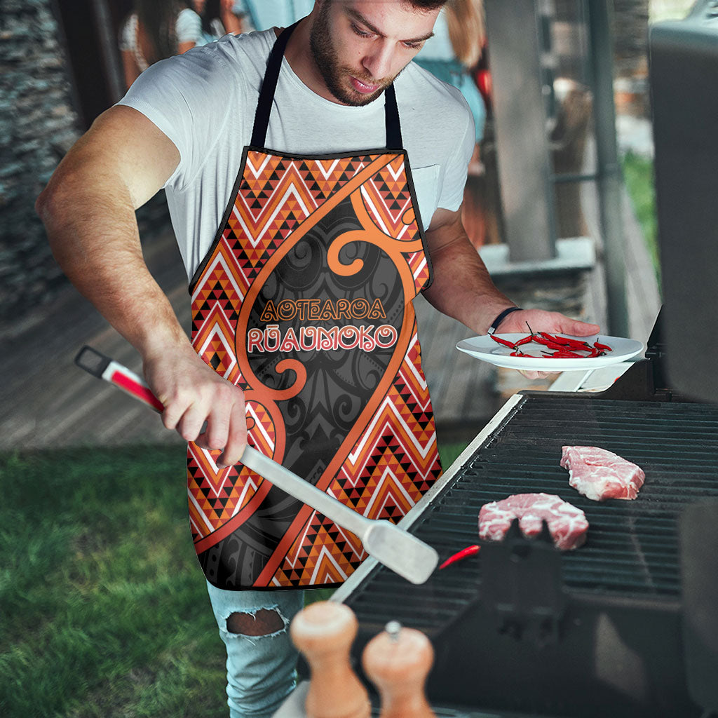 Aotearoa Atua Ruaumoko Apron God Of Volcanoes Koru Patterns