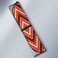 Aotearoa Atua Ruaumoko Auto Sun Shade God Of Volcanoes Koru Patterns