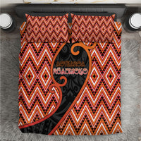 Aotearoa Atua Ruaumoko Bedding Set God Of Volcanoes Koru Patterns
