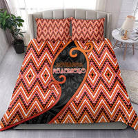 Aotearoa Atua Ruaumoko Bedding Set God Of Volcanoes Koru Patterns