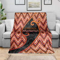 Aotearoa Atua Ruaumoko Blanket God Of Volcanoes Koru Patterns