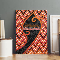 Aotearoa Atua Ruaumoko Canvas Wall Art God Of Volcanoes Koru Patterns