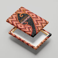 Aotearoa Atua Ruaumoko Canvas Wall Art God Of Volcanoes Koru Patterns