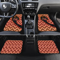 Custom Aotearoa Atua Ruaumoko Car Mats God Of Volcanoes Koru Patterns