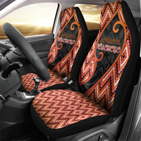 Aotearoa Atua Ruaumoko Car Seat Cover God Of Volcanoes Koru Patterns