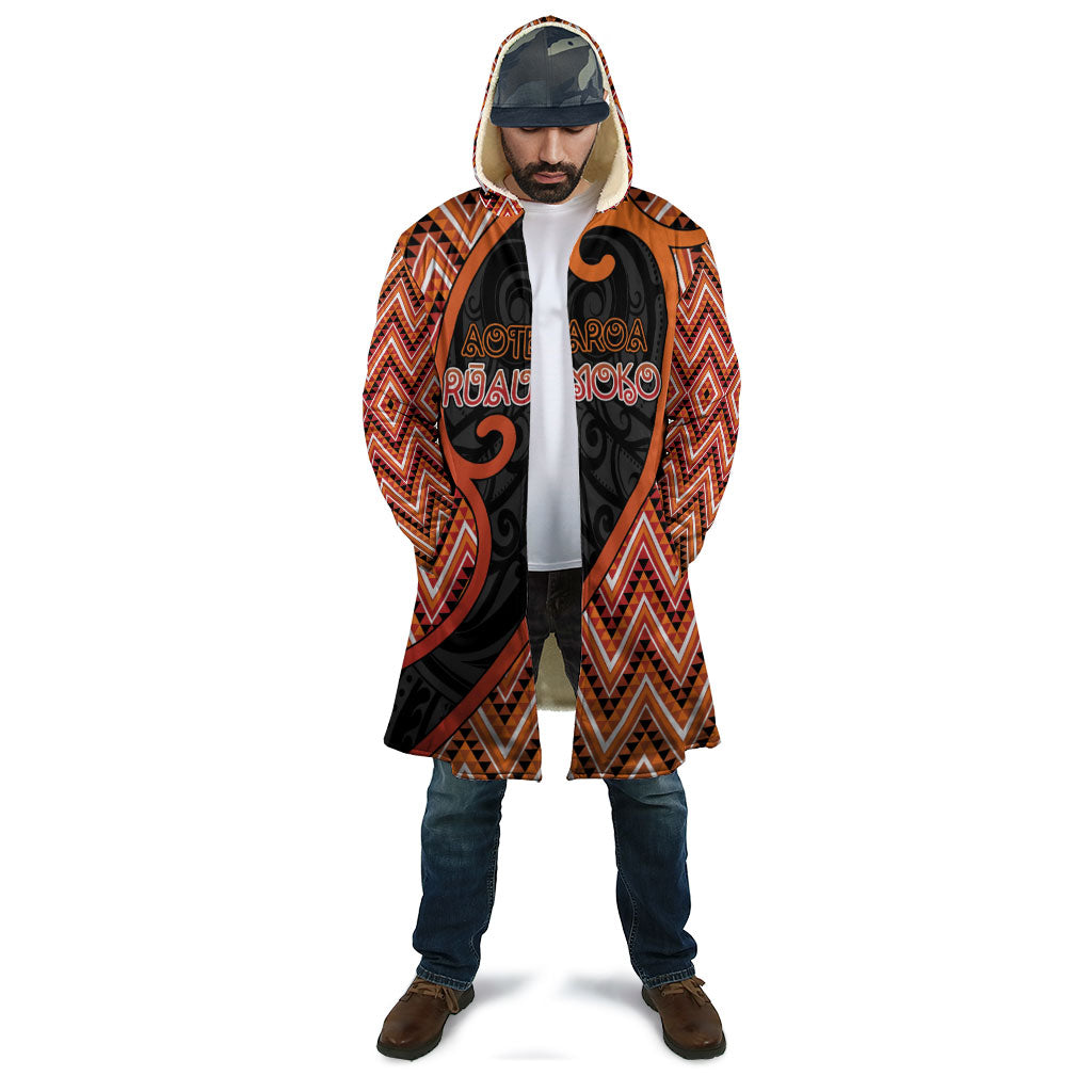 Custom Aotearoa Atua Ruaumoko Cloak God Of Volcanoes Koru Patterns