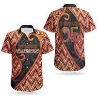 Custom Aotearoa Atua Ruaumoko Couples Matching Puletasi and Hawaiian Shirt God Of Volcanoes Koru Patterns