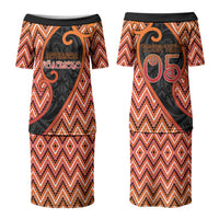 Custom Aotearoa Atua Ruaumoko Family Matching Puletasi and Hawaiian Shirt God Of Volcanoes Koru Patterns