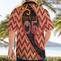 Custom Aotearoa Atua Ruaumoko Hawaiian Shirt God Of Volcanoes Koru Patterns
