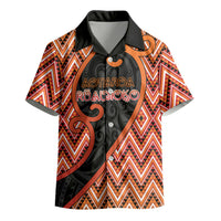Custom Aotearoa Atua Ruaumoko Kid Hawaiian Shirt God Of Volcanoes Koru Patterns