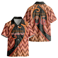 Custom Aotearoa Atua Ruaumoko Kid Hawaiian Shirt God Of Volcanoes Koru Patterns