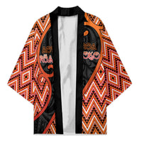 Custom Aotearoa Atua Ruaumoko Kimono God Of Volcanoes Koru Patterns